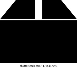 Box, icon. Package, box vector icon isolated on background