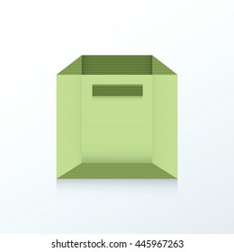 box icon paper design green color