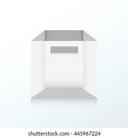 box icon paper design white color