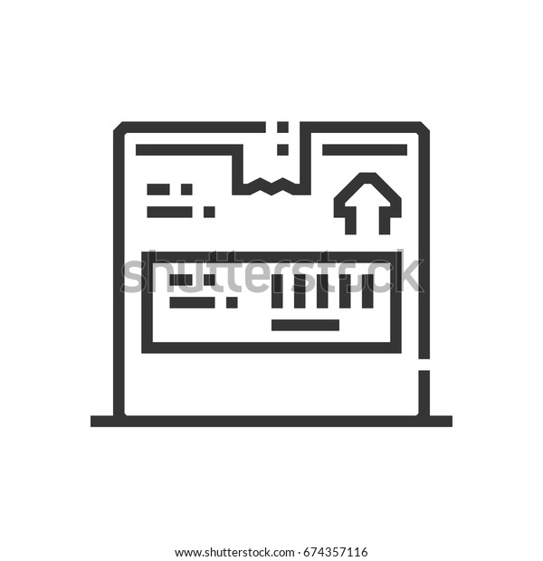 Box icon, part of the\
square icons, car service icon set. The illustration is a vector,\
editable stroke, thirty-two by thirty-two matrix grid, pixel\
perfect file.\
