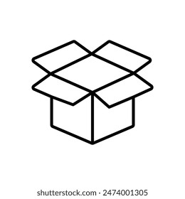 Box Icon Perfect for Packaging and Storage Illustrations