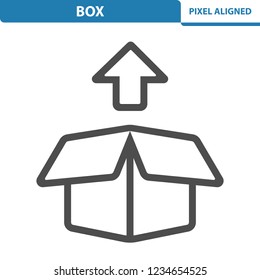 Box Icon. Professional, pixel perfect icon, EPS 10 format.