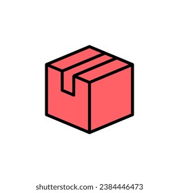 Box icon set illustration. box sign and symbol, parcel, package