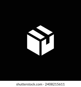 Box icon set in line style, delivery box, Package, export boxes, cargo box, return parcel, gift box, open package, Shipment of goods