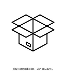 Box icon set. Vector illustration.