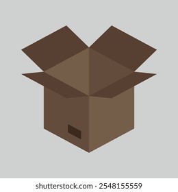 Conjunto de ícones de caixa. Ilustração vetorial