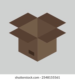 Box-Symbol-Set. Vektorgrafik