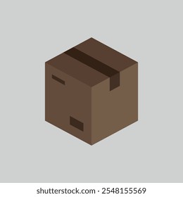 Box icon set. Vector illustration