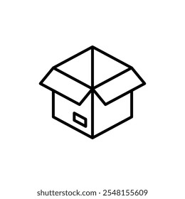 Box icon set. Vector illustration