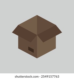Box icon set. Vector illustration.