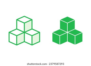 Box icon set. box vector icon, package, parcel