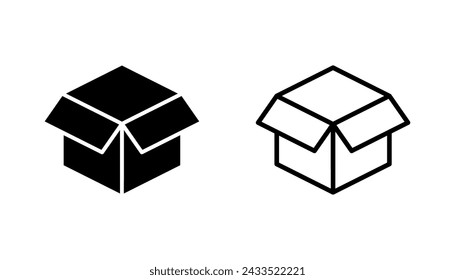 Box icon set. box vector icon, package, parcel