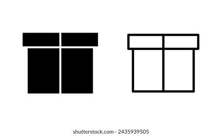 Box icon set. box vector icon, package, parcel