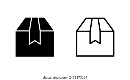 Box icon set. box vector icon, package, parcel