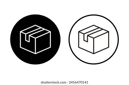 Box icon set. box vector icon, package, parcel