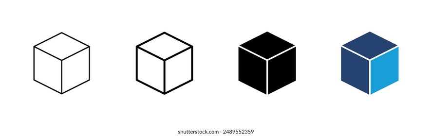 Box icon set. box vector icon, package, parcel