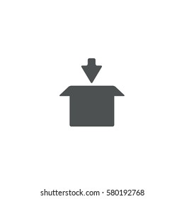 box icon. sign design