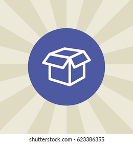 box icon. sign design. background