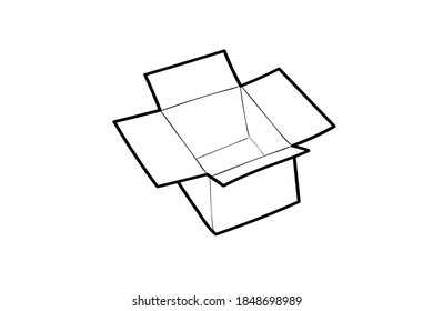 Box Icon, Sign,  Symbol and Vector 