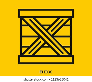 Box icon signs 