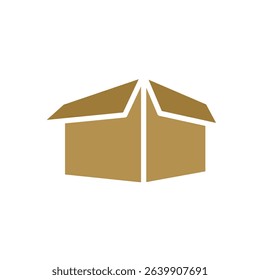 Box icon, simple flat style, vector illustration, symbol, design logo template picture, for ui or ux isolated on white for mobile app, editable