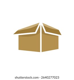 Box icon, simple flat style, vector illustration, symbol, design logo template picture, for ui or ux isolated on white for mobile app, editable