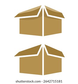 Box icon, simple flat style, vector illustration, symbol, design logo template picture, for ui or ux isolated on white for mobile app, editable