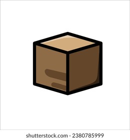Box icon stock vector illustration