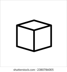 Box icon stock vector illustration