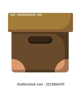 Box icon. Subtable to place office tools, container, etc.