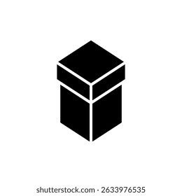 Box-Symbol für Apps und Websites. Kastenzeichen und Symbol, Paket, Paket