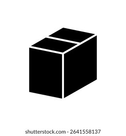 Box icon symbol for apps and websites. box sign and symbol, parcel, package