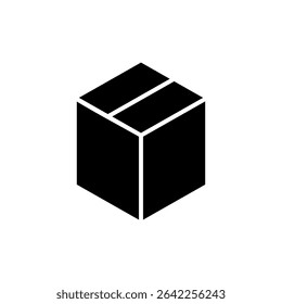 Box-Symbol für Apps und Websites. Kastenzeichen und Symbol, Paket, Paket