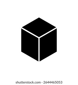 Box icon symbol for apps and websites. box sign and symbol, parcel, package
