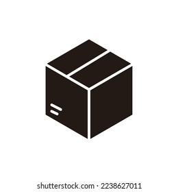 Plantillas de diseño de símbolos de icono de caja	
diseño de concepto simple