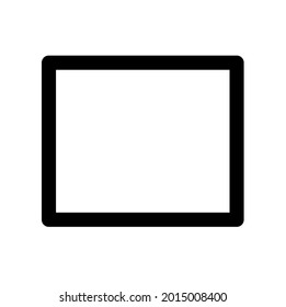 Box icon symbol illustration on white background