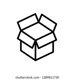 box icon in trendy flat style 