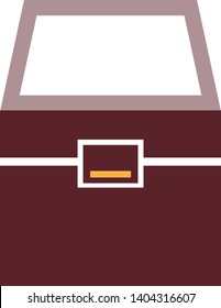 Box icon in trendy flat style isolated on white background