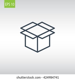 Box icon vector