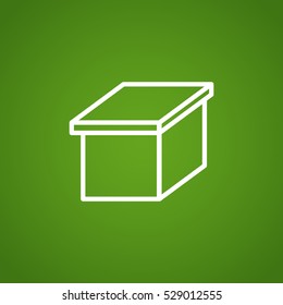  Box icon vector.