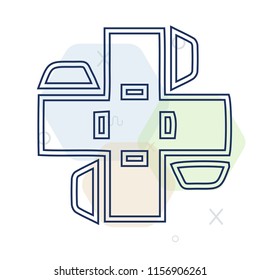 Box icon vector can be used as png, Box