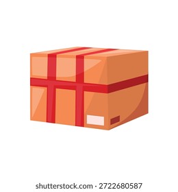 Vector del icono de la caja, arte del Clip de la caja, Ilustración vectorial de la caja, Ilustración vectorial de la entrega del embalaje del icono de la caja de envío de la cartulina