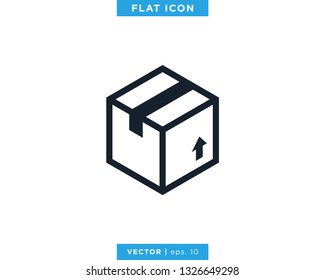 Box Icon Vector Design Template