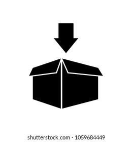 box icon, vector illustration