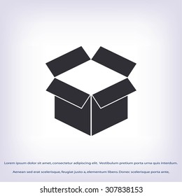 box icon ,Vector Illustration box icon ,Vector Illustration
