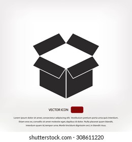 box icon ,Vector Illustration