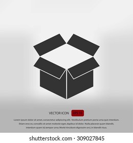 box icon ,Vector Illustration