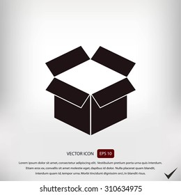 box icon ,Vector Illustration