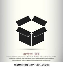 box icon ,Vector Illustration