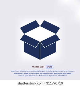 box icon ,Vector Illustration